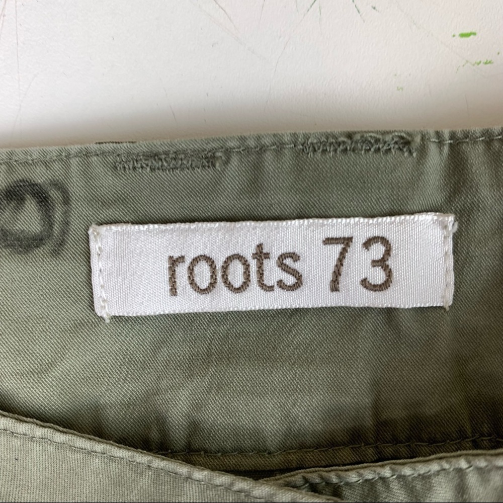ROOTS 73 Green  Cargo Capris size 4 - Picture 4 of 11